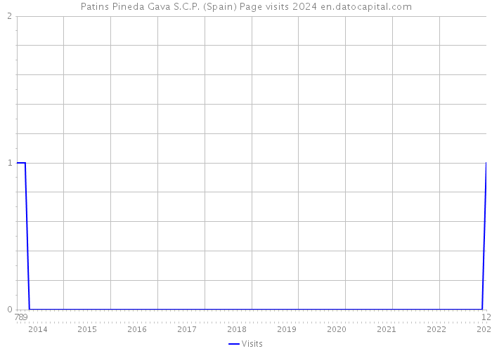Patins Pineda Gava S.C.P. (Spain) Page visits 2024 