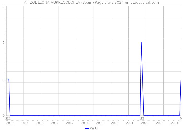 AITZOL LLONA AURRECOECHEA (Spain) Page visits 2024 