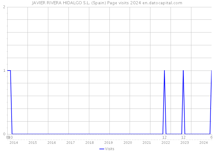 JAVIER RIVERA HIDALGO S.L. (Spain) Page visits 2024 