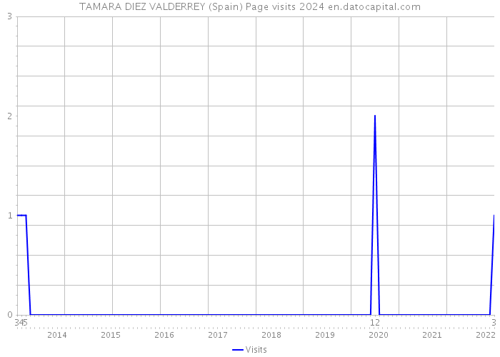 TAMARA DIEZ VALDERREY (Spain) Page visits 2024 