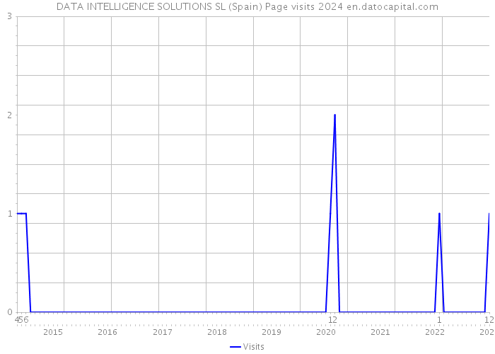 DATA INTELLIGENCE SOLUTIONS SL (Spain) Page visits 2024 