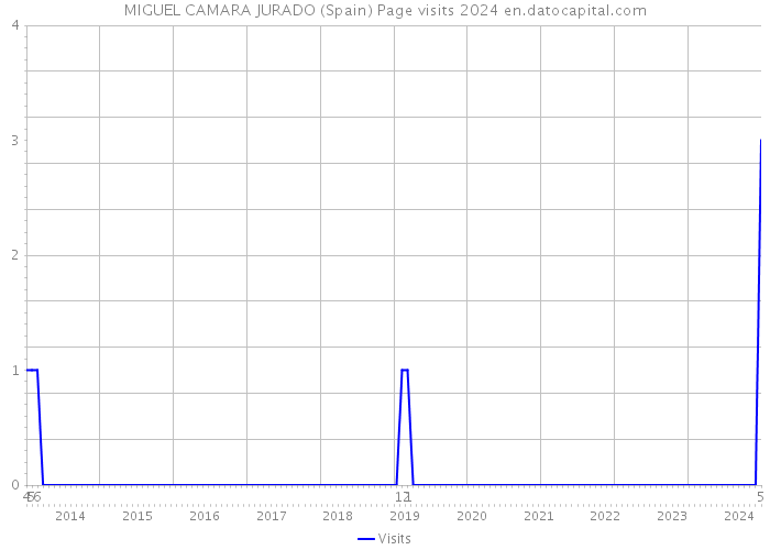 MIGUEL CAMARA JURADO (Spain) Page visits 2024 