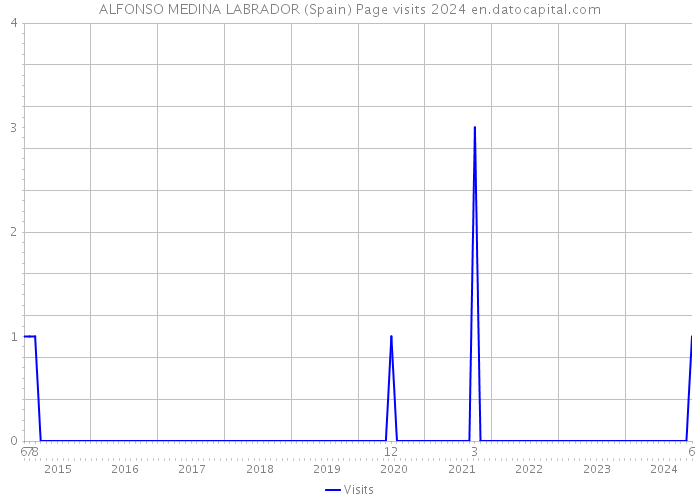 ALFONSO MEDINA LABRADOR (Spain) Page visits 2024 