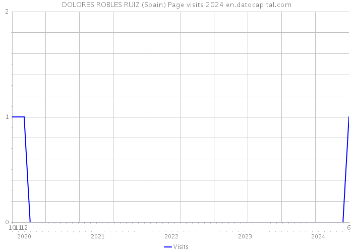 DOLORES ROBLES RUIZ (Spain) Page visits 2024 