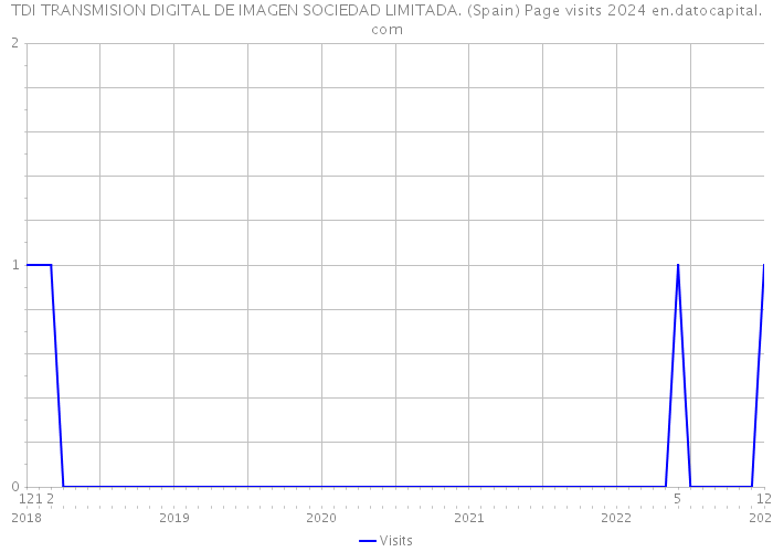 TDI TRANSMISION DIGITAL DE IMAGEN SOCIEDAD LIMITADA. (Spain) Page visits 2024 