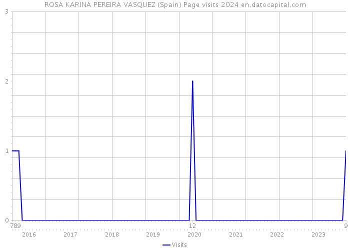 ROSA KARINA PEREIRA VASQUEZ (Spain) Page visits 2024 