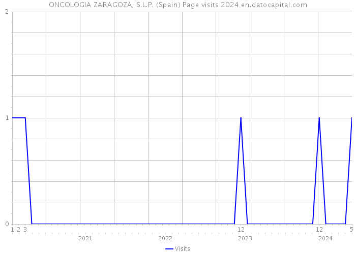 ONCOLOGIA ZARAGOZA, S.L.P. (Spain) Page visits 2024 