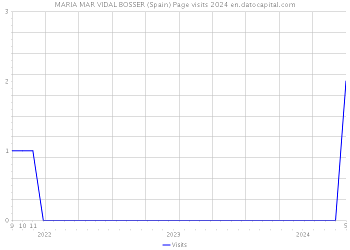 MARIA MAR VIDAL BOSSER (Spain) Page visits 2024 