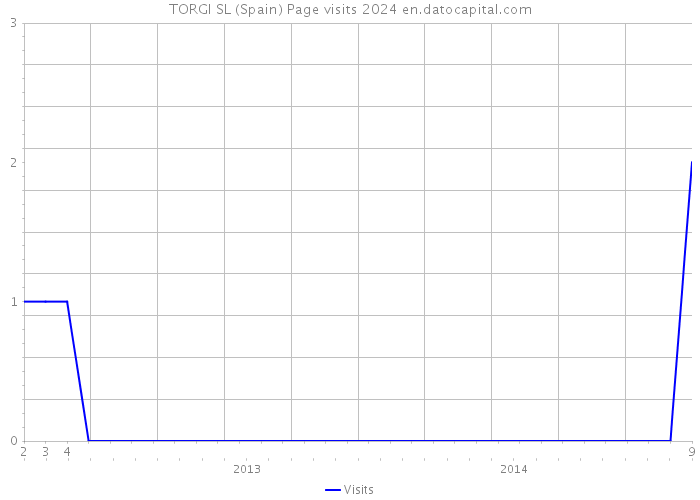 TORGI SL (Spain) Page visits 2024 