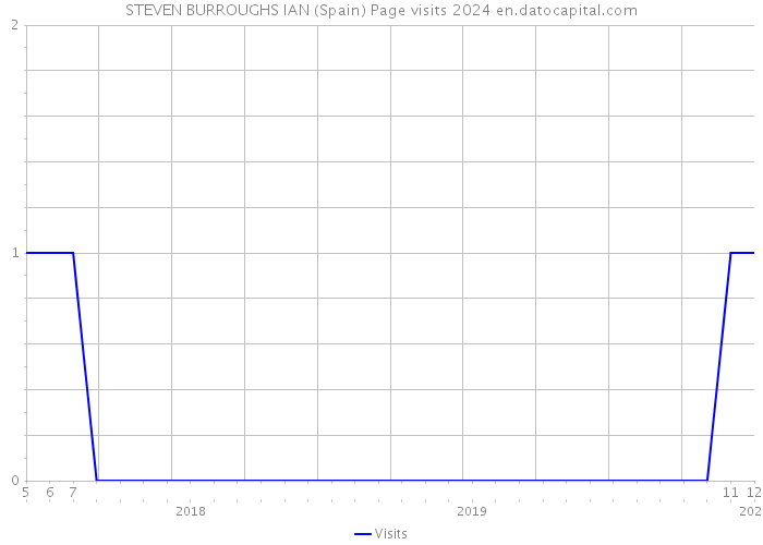 STEVEN BURROUGHS IAN (Spain) Page visits 2024 