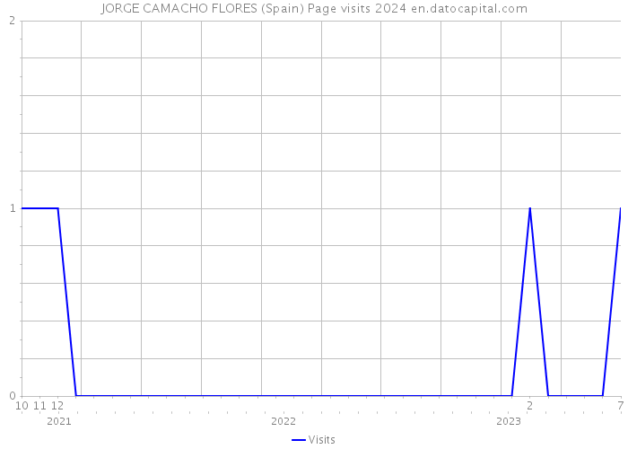 JORGE CAMACHO FLORES (Spain) Page visits 2024 