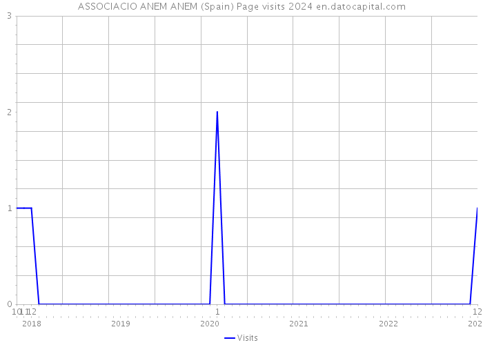 ASSOCIACIO ANEM ANEM (Spain) Page visits 2024 