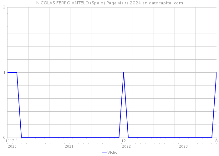 NICOLAS FERRO ANTELO (Spain) Page visits 2024 