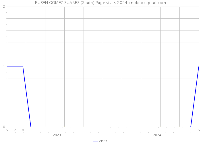 RUBEN GOMEZ SUAREZ (Spain) Page visits 2024 