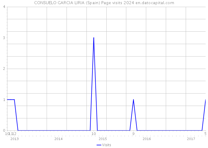 CONSUELO GARCIA LIRIA (Spain) Page visits 2024 