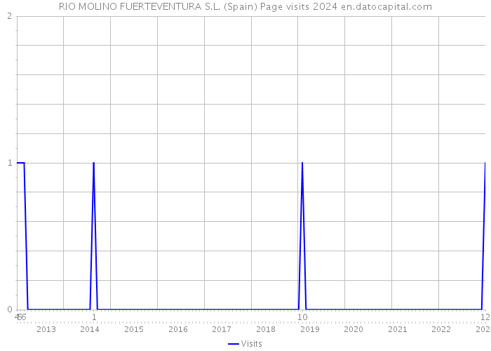 RIO MOLINO FUERTEVENTURA S.L. (Spain) Page visits 2024 