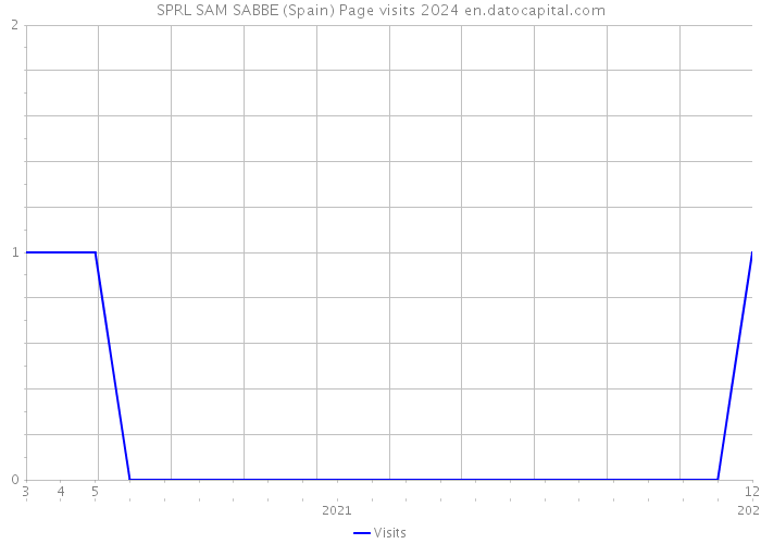 SPRL SAM SABBE (Spain) Page visits 2024 
