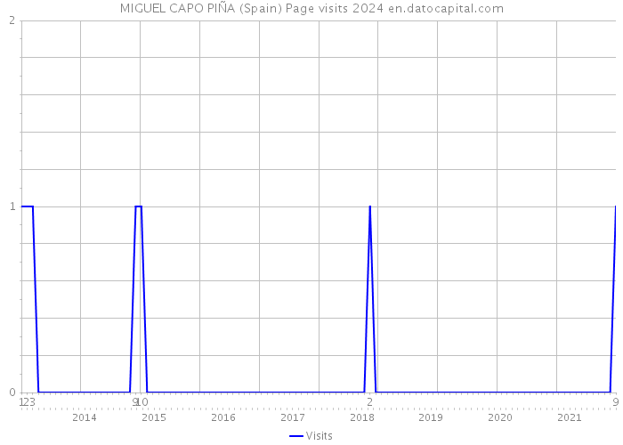 MIGUEL CAPO PIÑA (Spain) Page visits 2024 