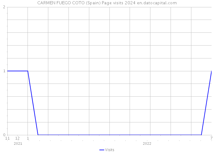 CARMEN FUEGO COTO (Spain) Page visits 2024 