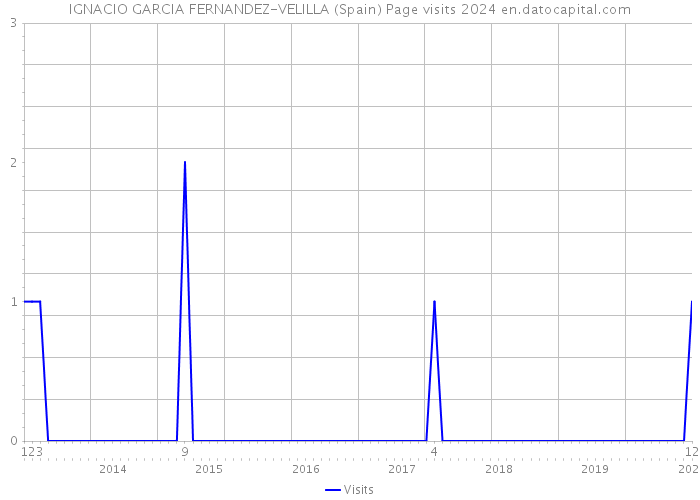 IGNACIO GARCIA FERNANDEZ-VELILLA (Spain) Page visits 2024 