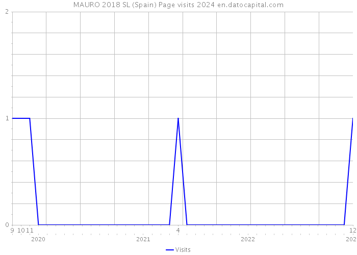 MAURO 2018 SL (Spain) Page visits 2024 