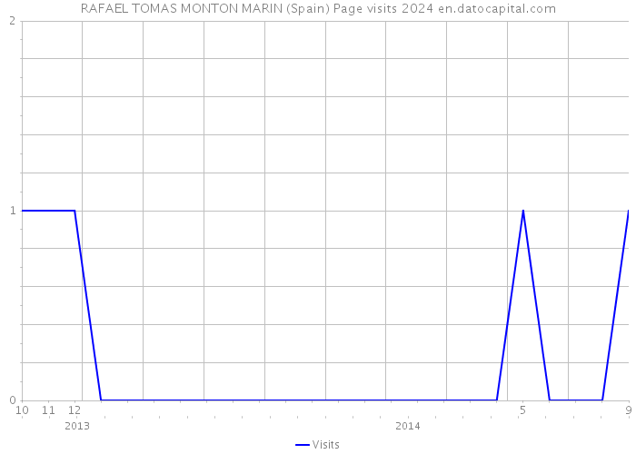 RAFAEL TOMAS MONTON MARIN (Spain) Page visits 2024 