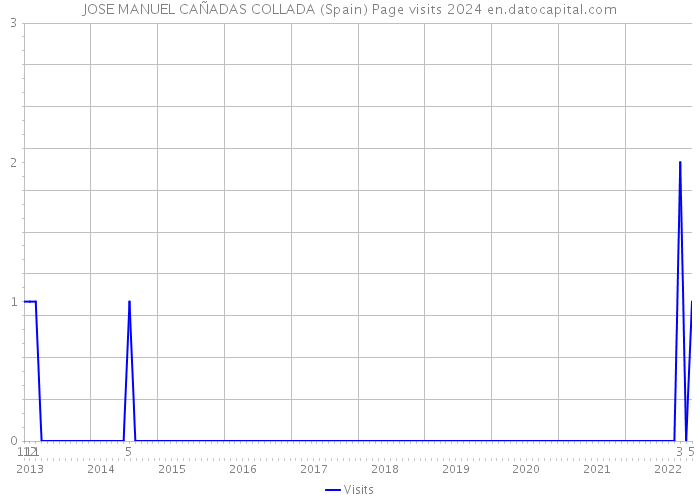 JOSE MANUEL CAÑADAS COLLADA (Spain) Page visits 2024 