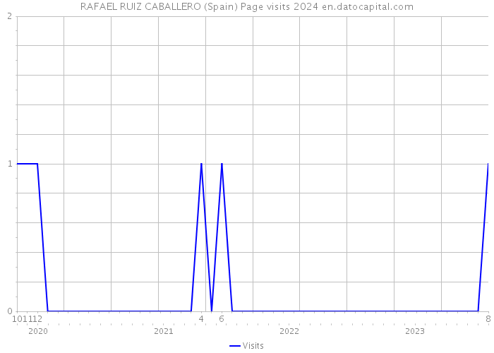 RAFAEL RUIZ CABALLERO (Spain) Page visits 2024 