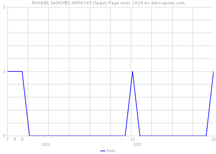 MANUEL SANCHEZ ARRAYAS (Spain) Page visits 2024 