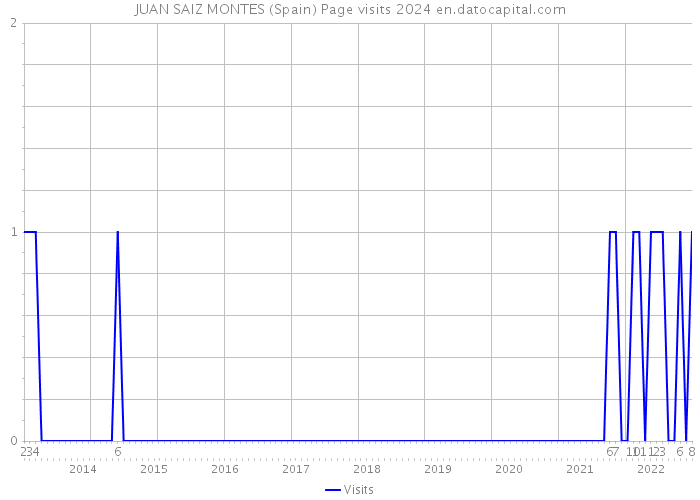 JUAN SAIZ MONTES (Spain) Page visits 2024 