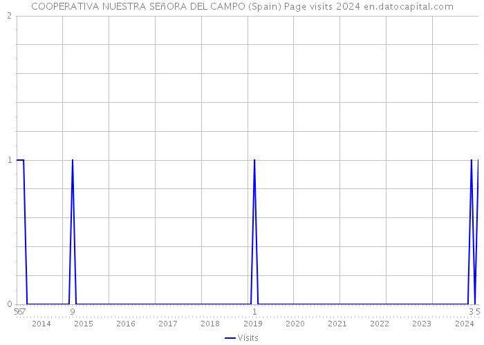 COOPERATIVA NUESTRA SEñORA DEL CAMPO (Spain) Page visits 2024 