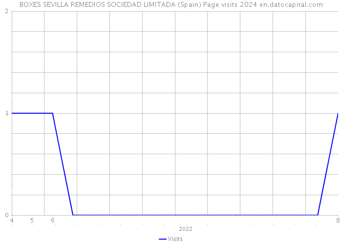 BOXES SEVILLA REMEDIOS SOCIEDAD LIMITADA (Spain) Page visits 2024 