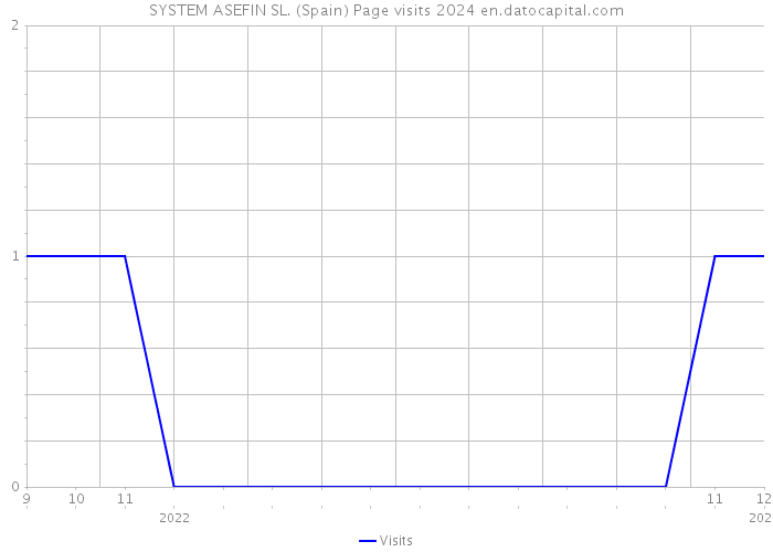 SYSTEM ASEFIN SL. (Spain) Page visits 2024 