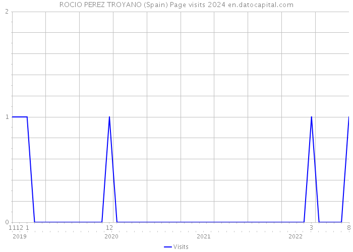 ROCIO PEREZ TROYANO (Spain) Page visits 2024 