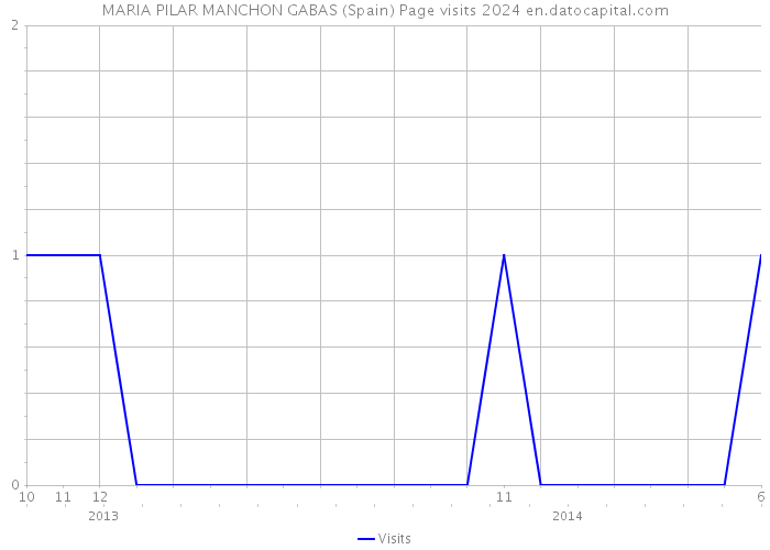 MARIA PILAR MANCHON GABAS (Spain) Page visits 2024 