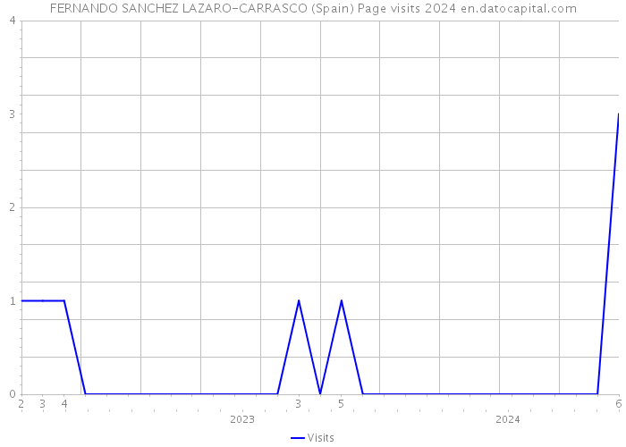 FERNANDO SANCHEZ LAZARO-CARRASCO (Spain) Page visits 2024 