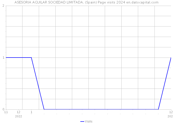ASESORIA AGUILAR SOCIEDAD LIMITADA. (Spain) Page visits 2024 