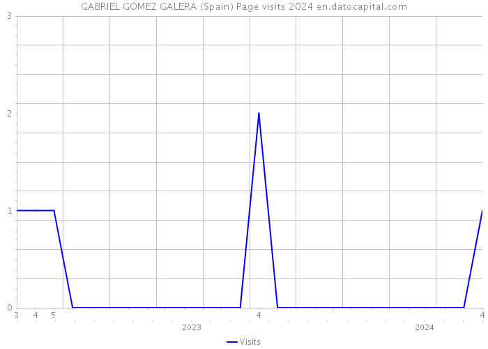 GABRIEL GOMEZ GALERA (Spain) Page visits 2024 