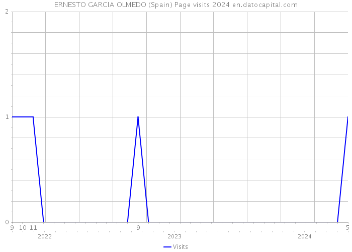 ERNESTO GARCIA OLMEDO (Spain) Page visits 2024 