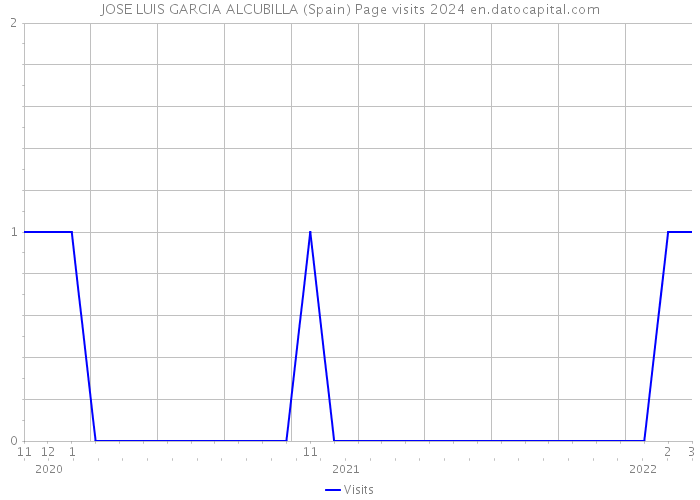 JOSE LUIS GARCIA ALCUBILLA (Spain) Page visits 2024 