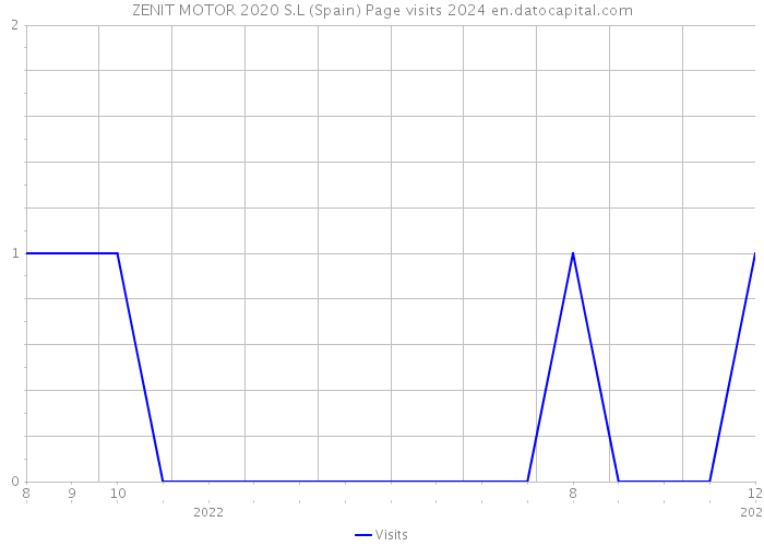 ZENIT MOTOR 2020 S.L (Spain) Page visits 2024 