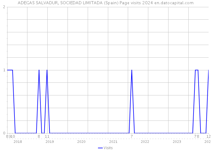 ADEGAS SALVADUR, SOCIEDAD LIMITADA (Spain) Page visits 2024 
