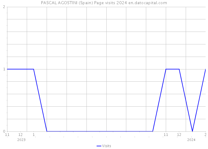 PASCAL AGOSTINI (Spain) Page visits 2024 