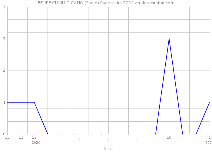 FELIPE CUVILLO CANO (Spain) Page visits 2024 
