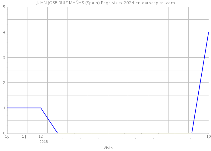 JUAN JOSE RUIZ MAÑAS (Spain) Page visits 2024 