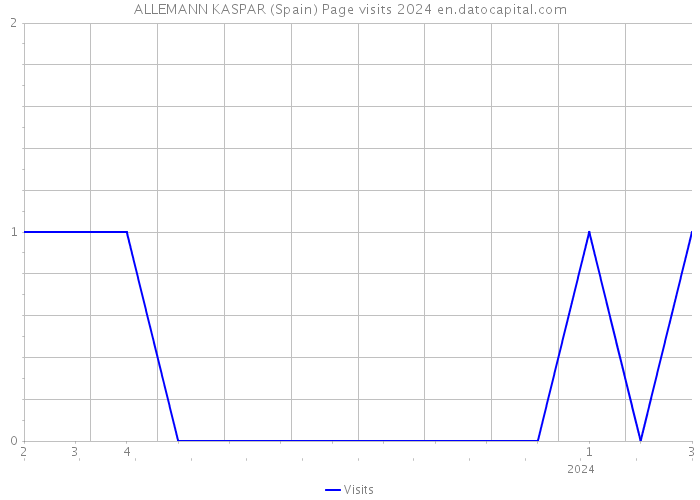 ALLEMANN KASPAR (Spain) Page visits 2024 
