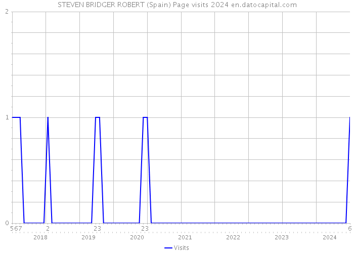 STEVEN BRIDGER ROBERT (Spain) Page visits 2024 