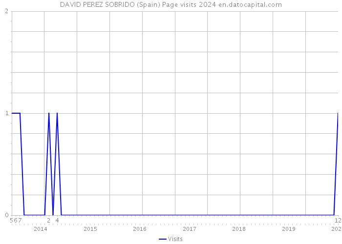 DAVID PEREZ SOBRIDO (Spain) Page visits 2024 