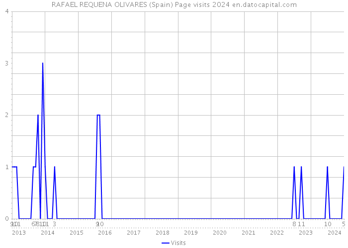 RAFAEL REQUENA OLIVARES (Spain) Page visits 2024 