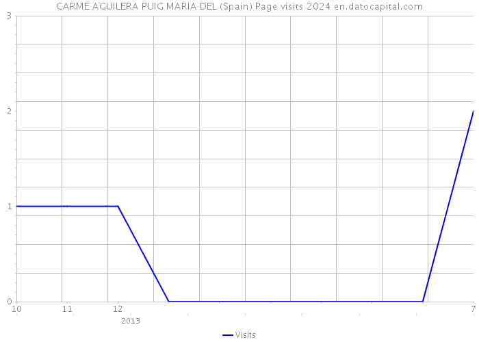 CARME AGUILERA PUIG MARIA DEL (Spain) Page visits 2024 